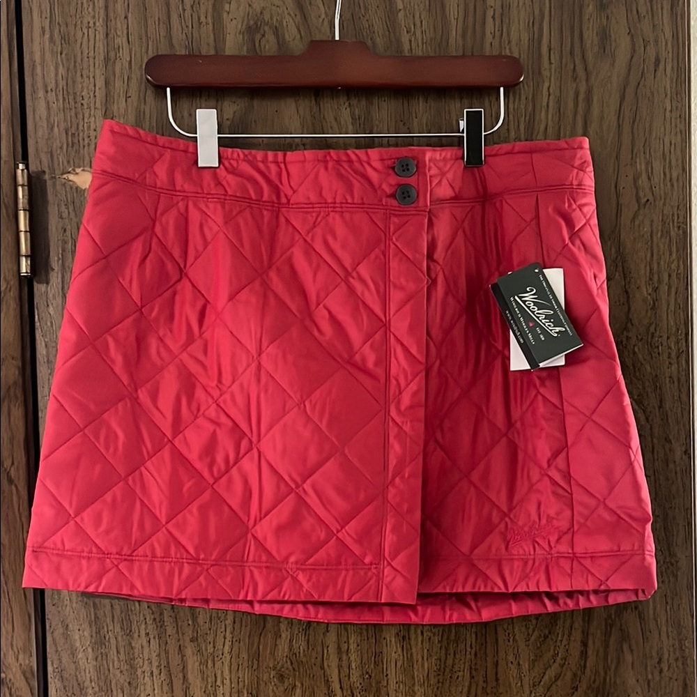 NWT Woolrich Quilted Wrap Skirt-Size 14